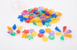 Translucent Colour Shells (Pk 72) - Little Whispers