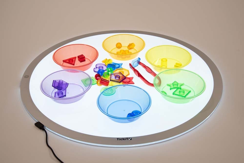Translucent Colour Sorting Bowls (PK6) - Little Whispers