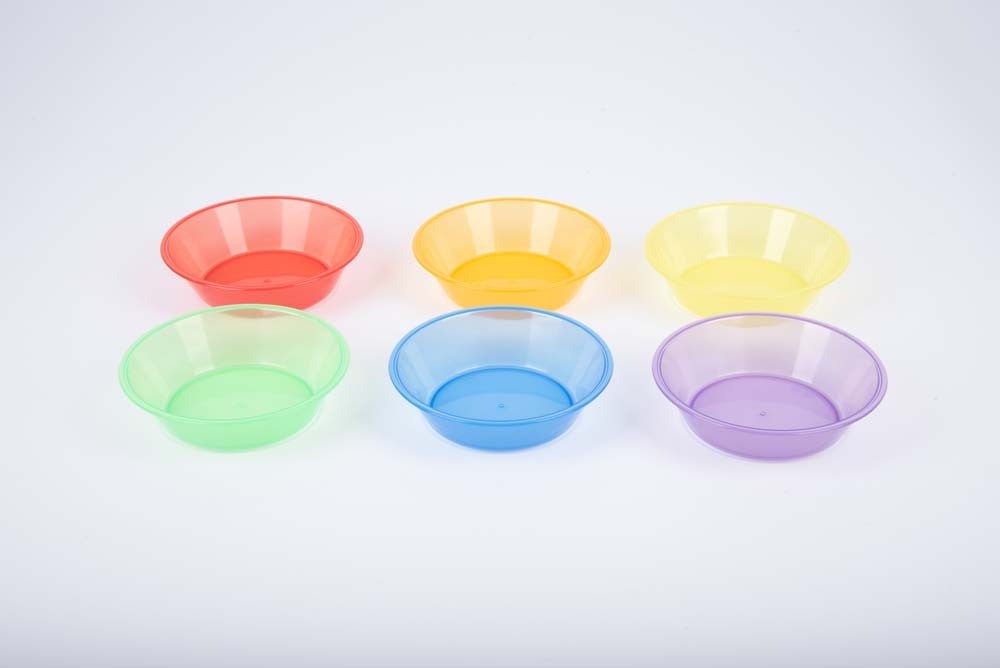Translucent Colour Sorting Bowls (PK6) - Little Whispers