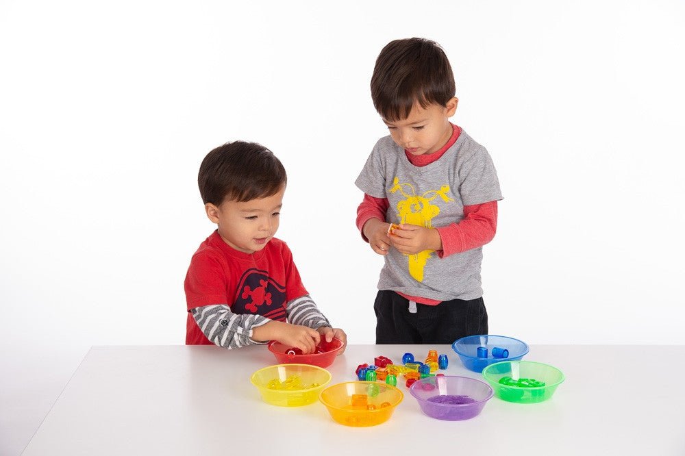 Translucent Colour Sorting Bowls (PK6) - Little Whispers