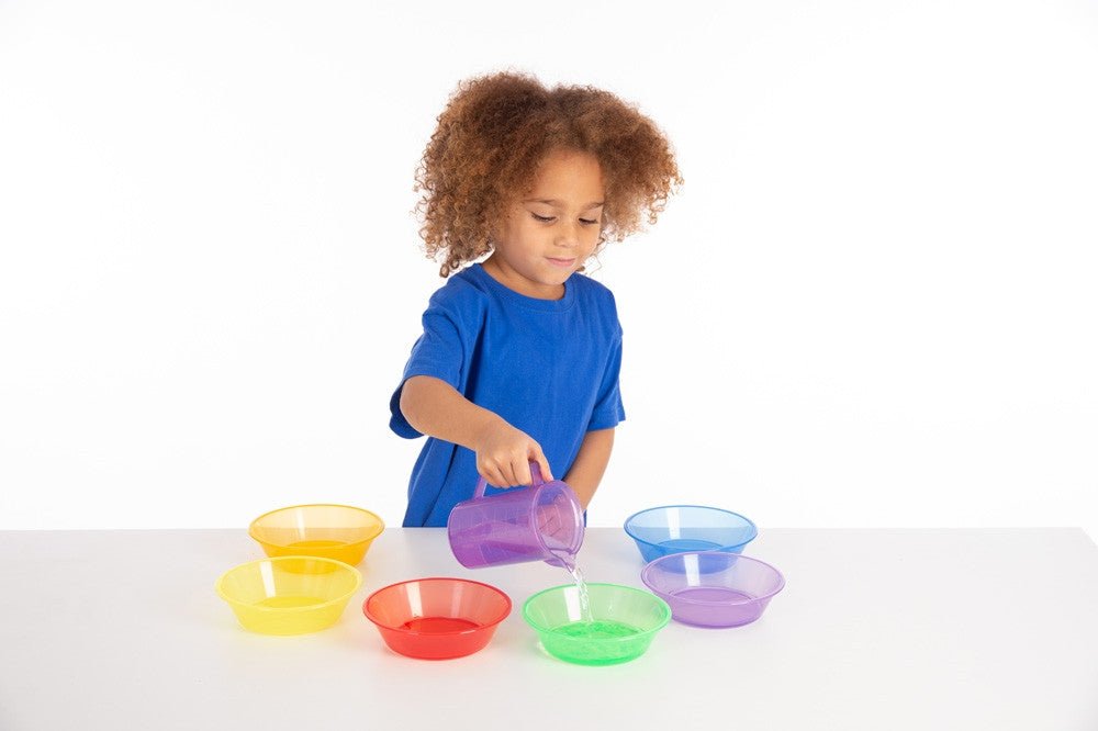 Translucent Colour Sorting Bowls (PK6) - Little Whispers