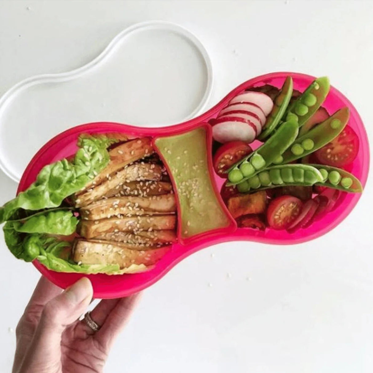 Tum Tum – Lunch Set With Dipping Pot Separator - Little Whispers