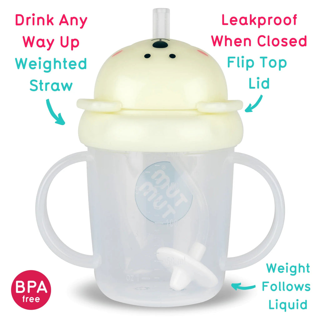 Tum Tum Tippy Up Cup Pete Polar Bear Glow in the Dark - Little Whispers