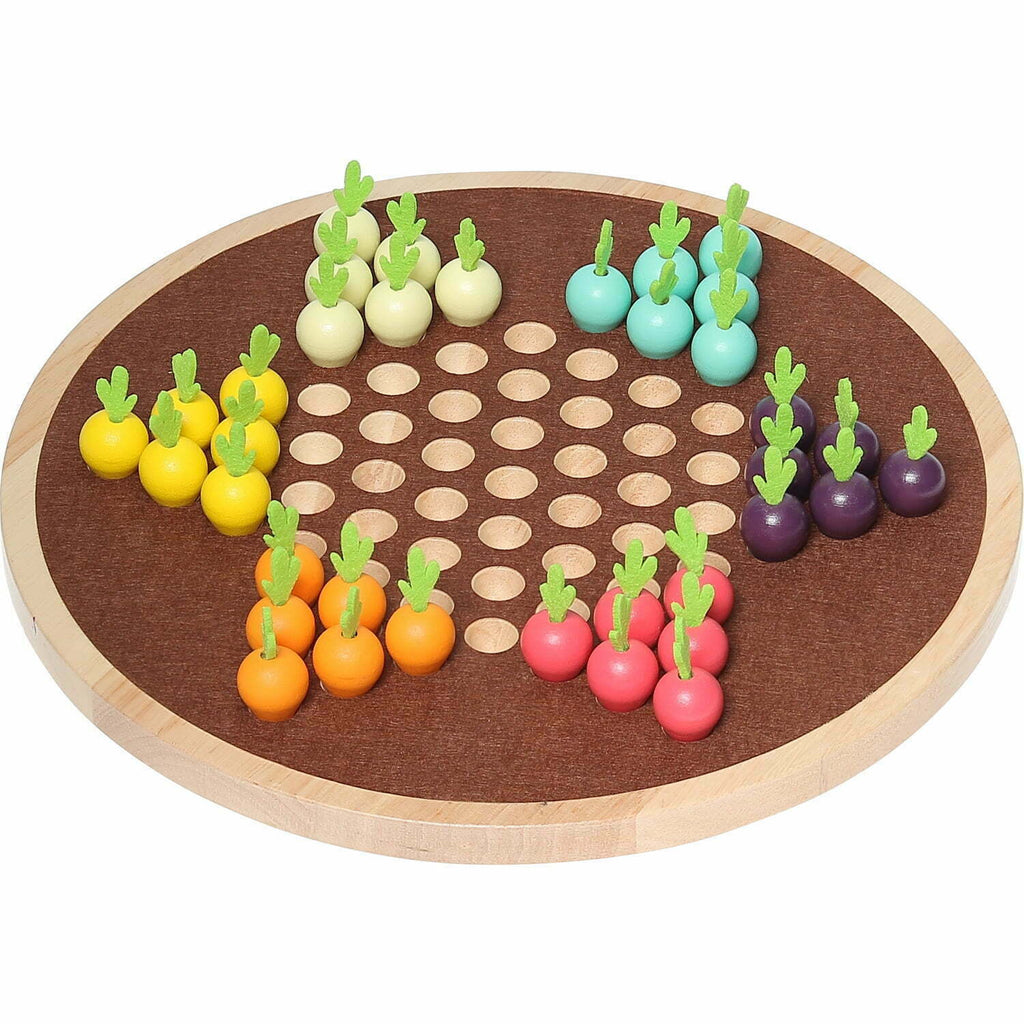 Vilac A Trip Across The Vegetable Garden – Chinese Checkers (Direct Shipping) - Little Whispers