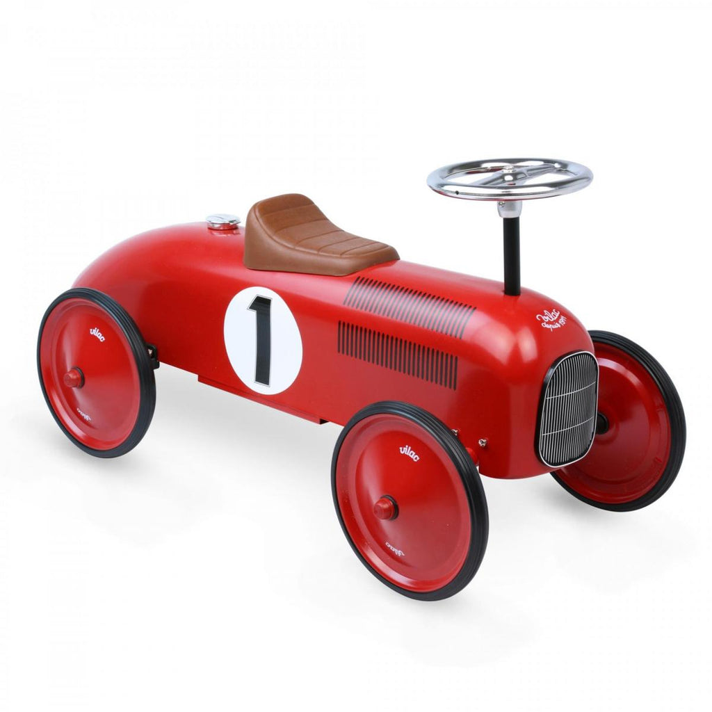 Vilac Classic Metal Racing Car Ride On (Direct Shipping) - Little Whispers