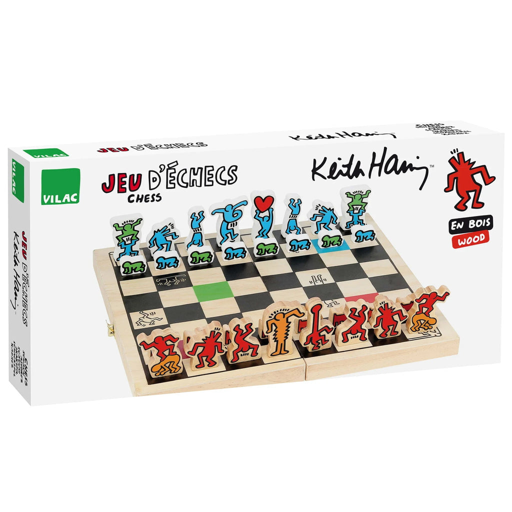 Vilac Keith Haring Chess Set (Direct Shipping) - Little Whispers