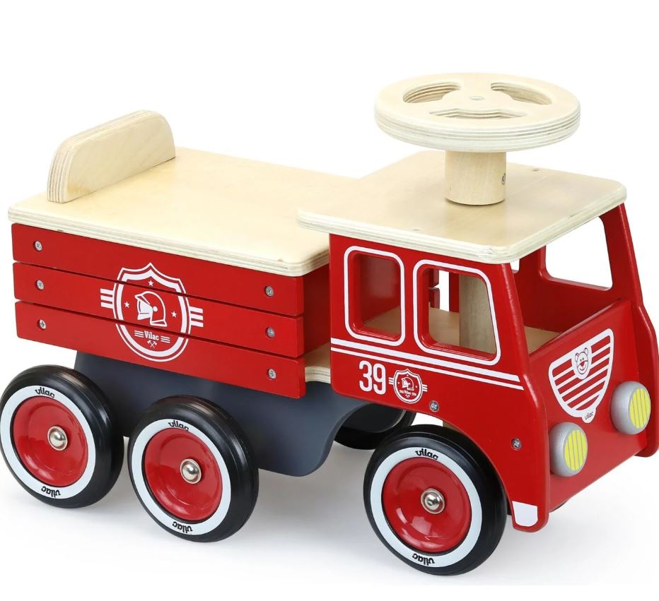 Vilac Ride On Firetruck (Direct Shipping) - Little Whispers