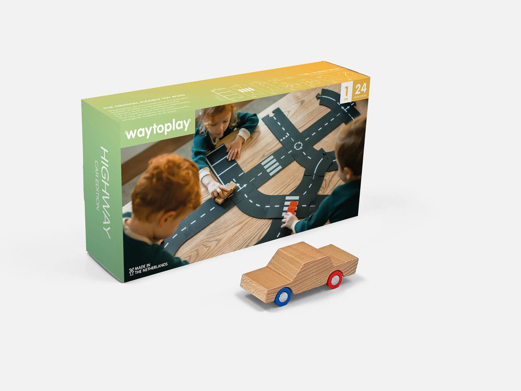 WaytoPlay New Highway Flexible Road Track with Car - Little Whispers