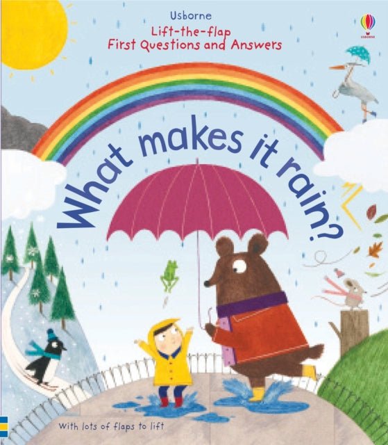 What makes it Rain? First Questions and Answers Board Book - Little Whispers