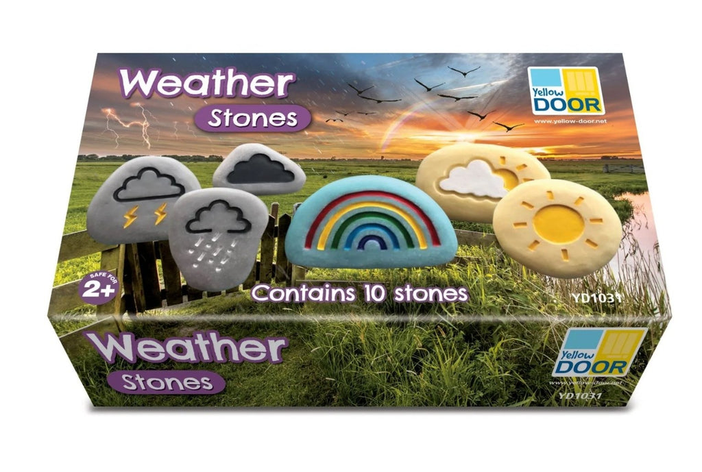 What makes it Rain Story Sack with Weather Stones - Little Whispers