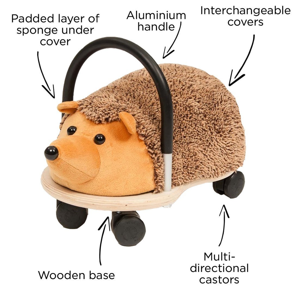 Wheelybug Hedgehog Ride On - Plush - Little Whispers