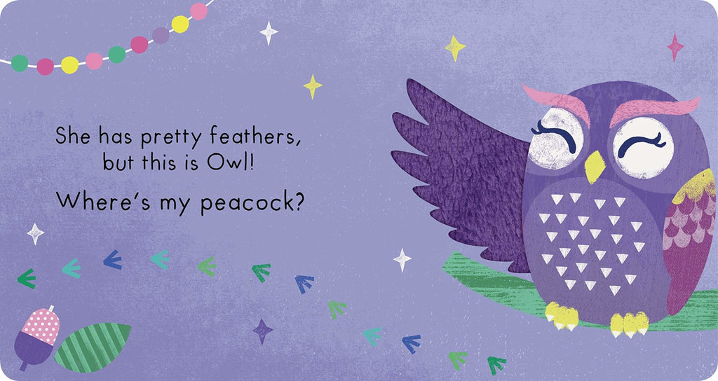 Where's My Peacock Board Book - Little Whispers