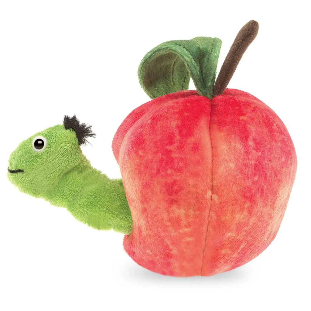 Worm in Apple Puppet - Little Whispers