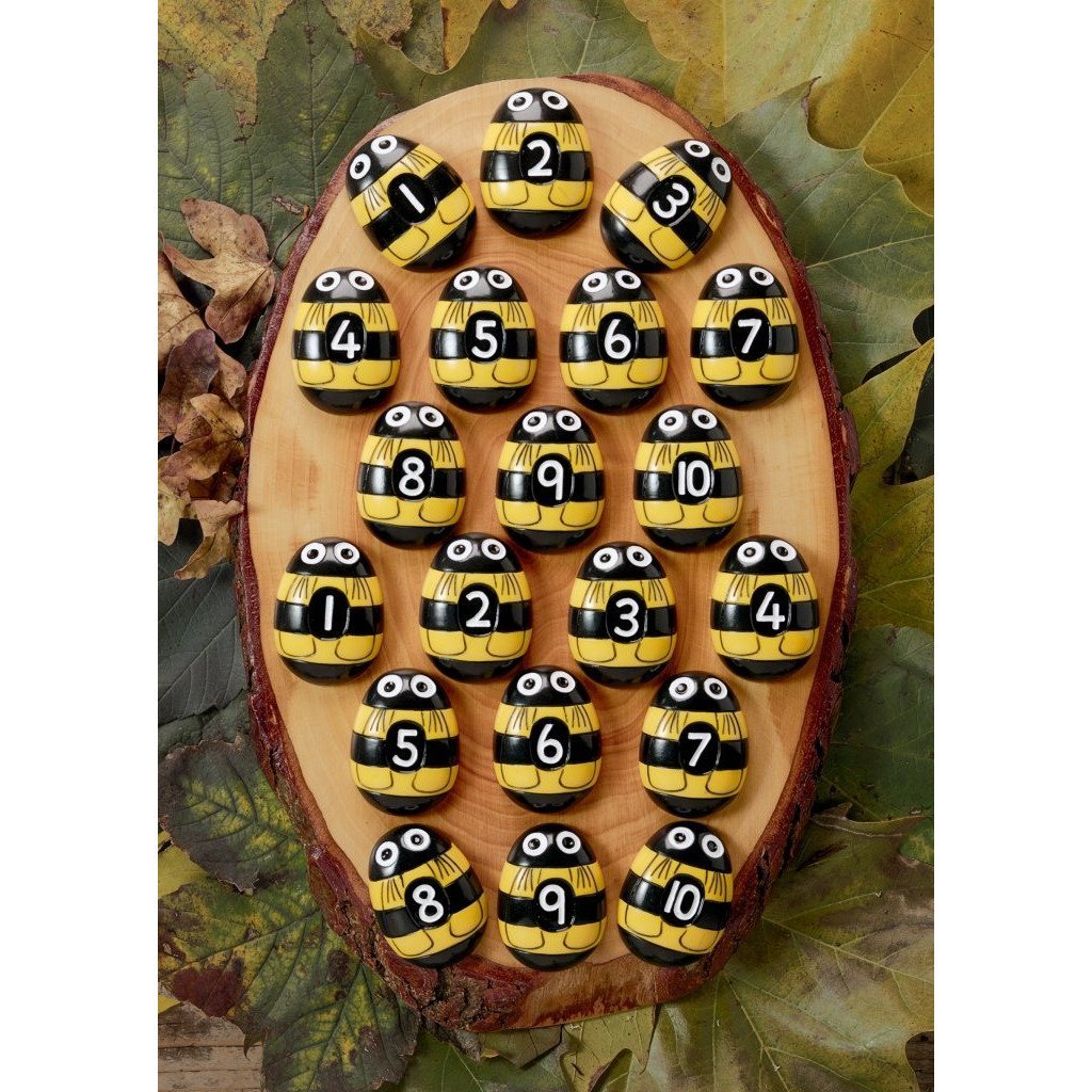 Yellow Door Honey Bee Number Cards - Little Whispers