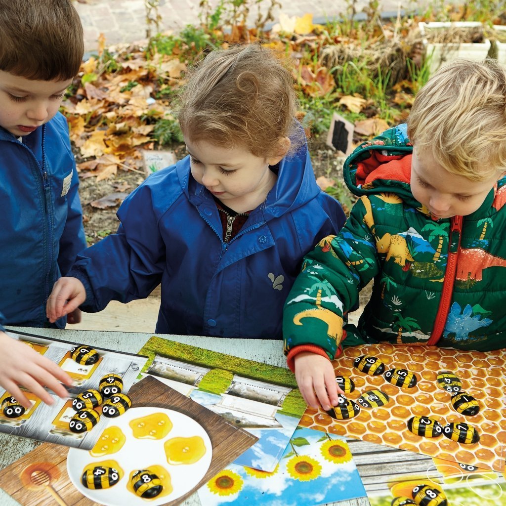 Yellow Door Honey Bee Number Stones - Little Whispers