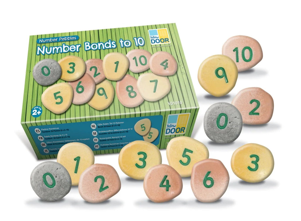 Yellow Door Number Pebbles: Number Bonds to 10 - Little Whispers