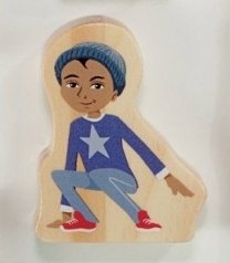 Yellow Door Superhero Individual Wooden Characters - Little Whispers