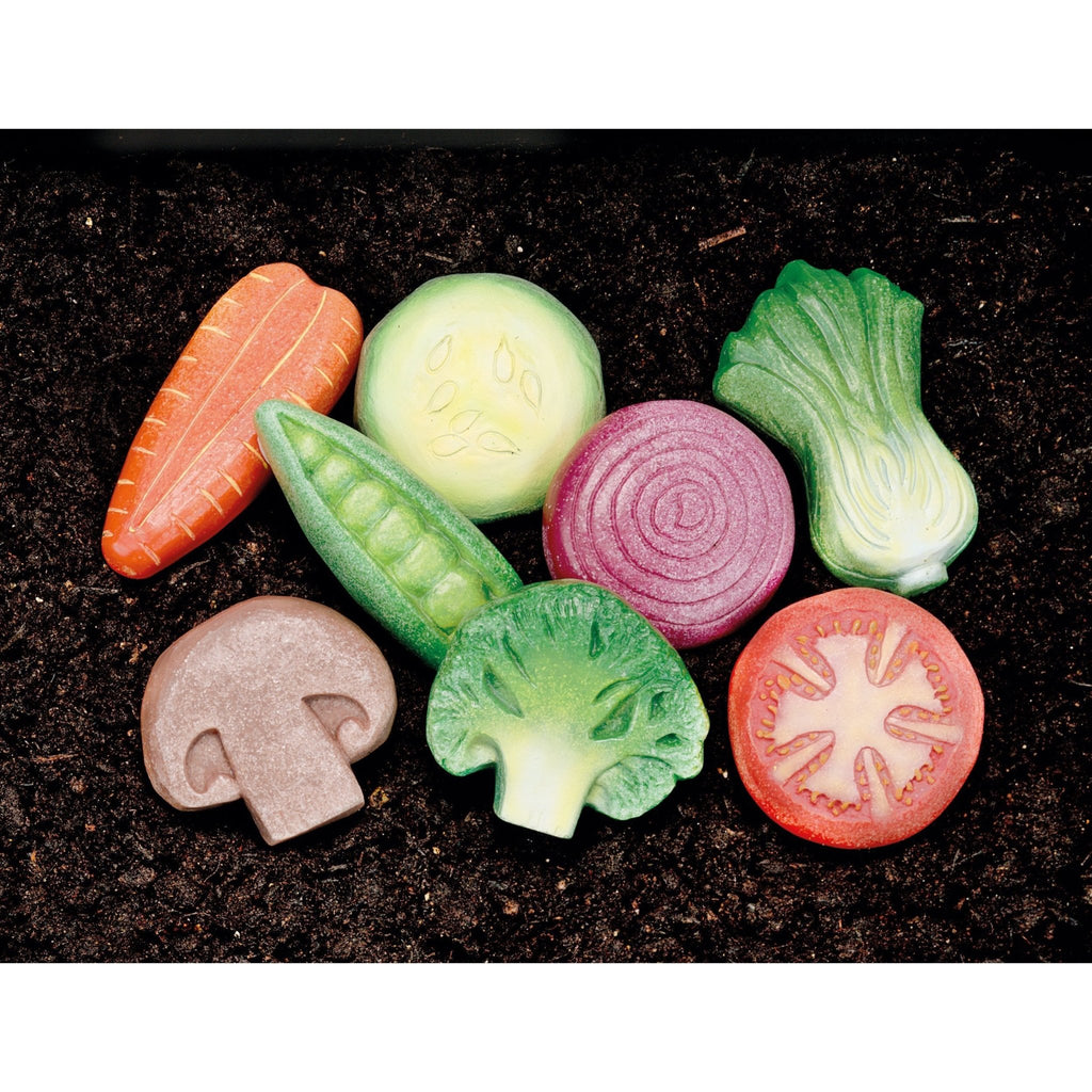 Yellow Door Vegetable Sensory Play Stones - Little Whispers