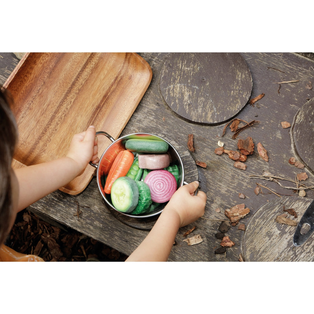 Yellow Door Vegetable Sensory Play Stones - Little Whispers