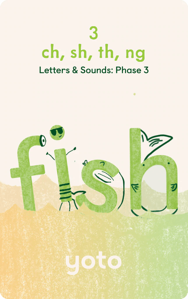 Yoto Phonics Letters and Sounds Phase 3 - Little Whispers
