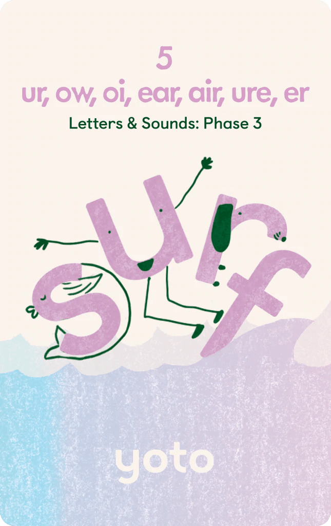 Yoto Phonics Letters and Sounds Phase 3 - Little Whispers