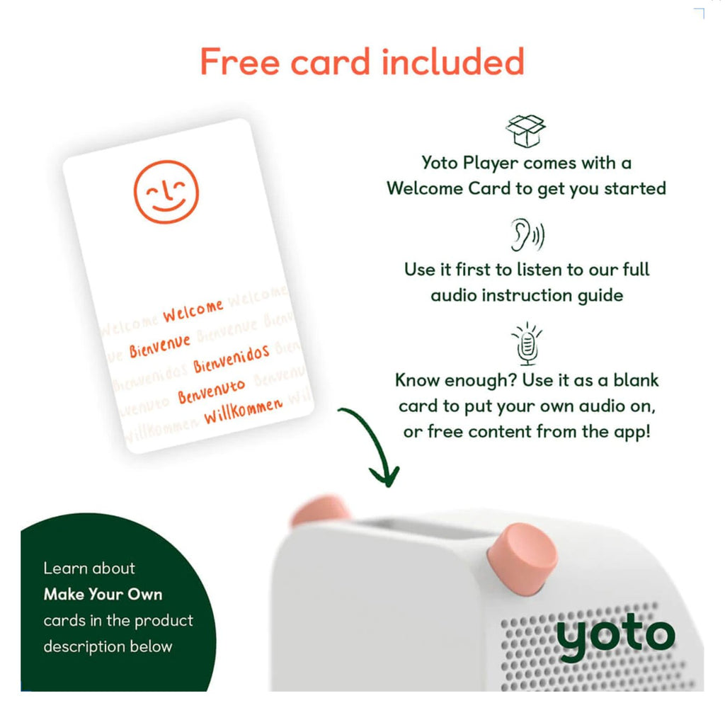 Yoto Player (3rd Generation) – Kids Audio & Music Player, Plays Audiobook Cards - Little Whispers