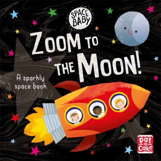 Zoom to the Moon Board Book - Little Whispers